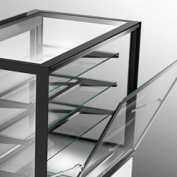 Vitrină frigorifică pentru cofetărie, patiserie 1370x795x1460 mm - Img 4