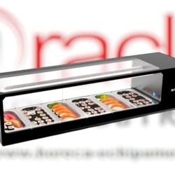 Vitrină frigorifică pentru sushi LOGIC, 6xGN1/3