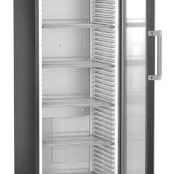Vitrină frigorifică verticală, răcire dinamică, 422 litri, Neagră Premium, Liebherr - Img 4