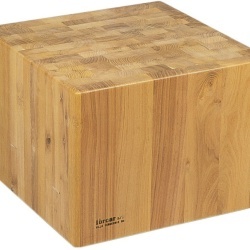 Butuc de tranșat carnea, din lemn de salcâm 50x50x35 cm, Forcar - Img 3