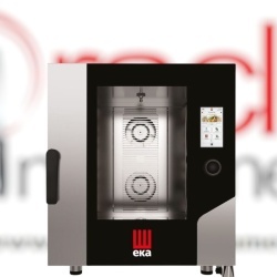 Cuptor electric combisteamer 6 tăvi GN2/1 touchscreen, Millenial Eka Italia