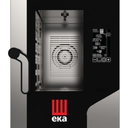 Cuptor electric combisteamer 6 tăvi GN2/3 digital, compact Millenial Eka Italia - Img 7