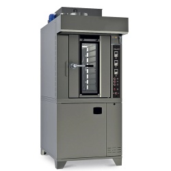 Cuptor electric rotativ pentru panificație, 10 tăvi 400x600 mm cu hotă și dospitor - Img 2