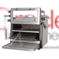 Cuptor pentru steak pe carbuni,deschidere verticala, Pira 70 LUX ED