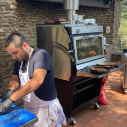 Cuptor pentru steak pe cărbuni, deschidere verticală, Pira 90 LUX ED - Img 5