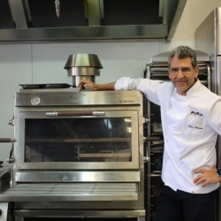 Cuptor pentru steak pe cărbuni, deschidere verticală, Pira 90 Silver ED - Img 4