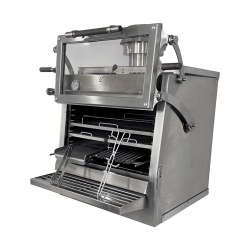 Cuptor pentru steak pe cărbuni, Pira 80 XXL Silver ED - Img 10