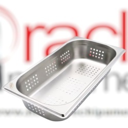 Cuvă GN 1/3 inox perforată 65 mm
