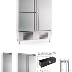 Dulap frigorific de inox cu 3 uși, 1110 litri - Img 2