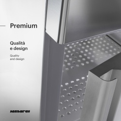 Dulap frigorific din inox Premium, 700 litri cu ușă de sticlă, Samaref - Img 4