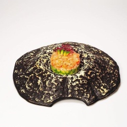 Farfurie podium fine dining 26x5.5 cm, set de 2 bucăți, Teide - Img 4