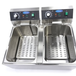 Friteuză electrică Fast-food 2×11 Litri - Img 5