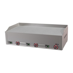 Fry top electric cu suprafață cromată netedă/ striată - Img 2