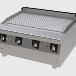 Fry top electric cu suprafață striată, Jemi - Img 2