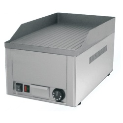 Fry top grill electric cu suprafață striată, profesional, Beckers - Img 2