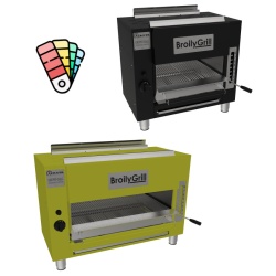 Grătar pentru steak, burger BroilyGrill electric 400V, Casta 1040x450/630x745 mm - Img 4