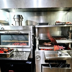 Grătar profesional Barbeque pentru Steak pe cărbuni, PIRA BBQ Combi Silver 110 - Img 6