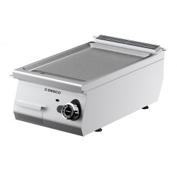 Grill cu placă netedă de banc, pe gaz, inox Desco Italia - Img 6