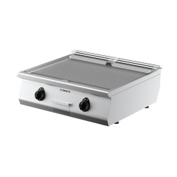 Grill dublu electric cu placă netedă, compartiment inferior neutru închis, Sfera by Desco - Img 2