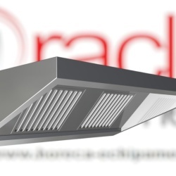 Hotă de perete Snack cu motor, 1000x700 mm