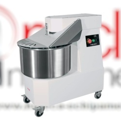 Malaxor cu spirală cu 2 viteze, cuvă fixă 60 kg