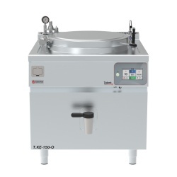 Marmită electrică rotundă T.KE-150-O, 150 litri, 18kW, touchscreen 7'', încălzire indirectă cu abur, TALENT Gastro-Haal - Img 6