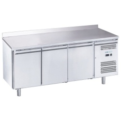 Masă frigorifică pentru patiserie cu rebord, 2020x800 mm, Forcold - Img 3
