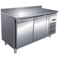 Masă frigorifică pentru patiserie cu rebord și 2 uși, 1510x800 mm, Forcar - Img 3