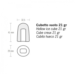 Mașină cuburi (17gr) de gheață 90 kg, 5294 cuburi/24ore - Img 3