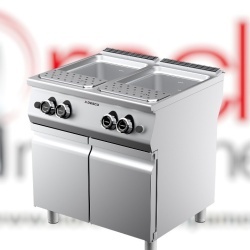 Mașină de fiert paste dublă pe gaz 27+27 Litri, Desco Italia