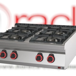 Mașină de gătit pe gaz cu 4 arzătoare, RM Gastro