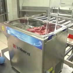 Mașină de tocat carne frigorifică, 500 kg/oră Minerva - Img 4