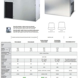 Mașină dispenser de făcut cuburi de gheață gourmet, 152 kg/24h Infrico - Img 3