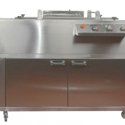 Mașină tip bandă pentru prăjire (friteuză), blansare sau fierbere, electrică, 250 L, bandă 440 mm - Img 2