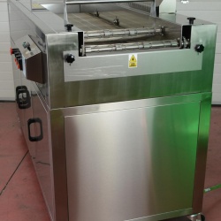 Mașină tip bandă pentru prăjire (friteuză), blansare sau fierbere, electrică, 150 L, bandă 440 mm - Img 5