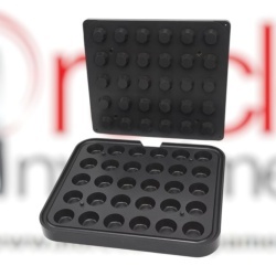 Matriță pentru mașina de tarte, 44/32 mm, 30 forme rotunde