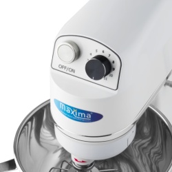 Mixer Alb Profesional - 7 L - Până la 2 kg de Aluat, Maxima - Img 11