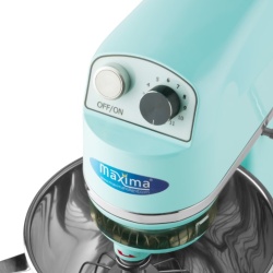 Mixer Albastru Turcoaz Profesional - 7 L - Până la 2 kg de Aluat, Maxima - Img 13