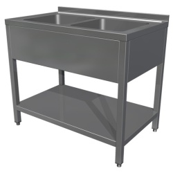 Spălător ECO cu 2 cuve, 1200x700x850h mm