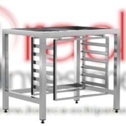 Suport de inox cuptor Rational, 6 ghidaje GN 1/1