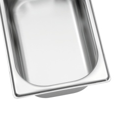 Tavă de inox GN1/4 h 65 mm - Img 2