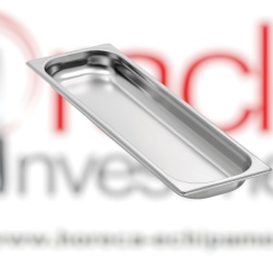 Tavă de inox GN2/4 h 40 mm