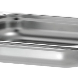 Tavă de inox (suprafață mată) GN1/2 h 65 mm - Img 2