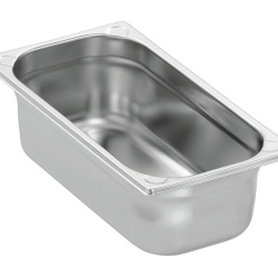 Tavă de inox (suprafață mată) GN1/3 h 100 mm - Img 3