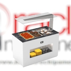 Vitrină caldă de expunere, SAYL Buffet BUF65A +80ºC