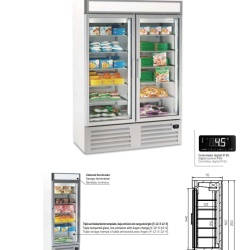 Vitrină de congelare 1000 litri, Infrico - Img 2