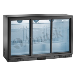 Vitrină frigorifică 280 litri, înălțime 840 mm cu 3 uși glisante, Amitek - Img 3