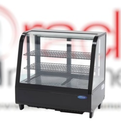 Vitrină frigorifică curbată de banc 100 Litri