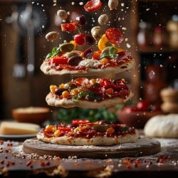 Vitrină frigorifică ingrediente cu capac sandwich sau pizza, 1328x260 mm, Infrico - Img 5