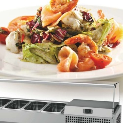 Vitrină frigorifică ingrediente sandwich sau pizza, 1980x450 mm, Infrico - Img 6